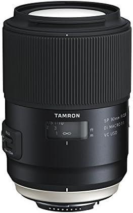 【中古】TAMRON 単焦点マクロレンズ SP90mm F2.8 Di MACRO 1:1 VC USD ニコン用 フルサイズ対応 F017N【シフトブレ対応】