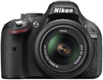 【アウトレット品】Nikon デジタル一眼レフカメラ D5200 レンズキット AF-S DX NIKKOR 18-55mm f/3.5-5.6G VR付属 ブラック D5200LKBK