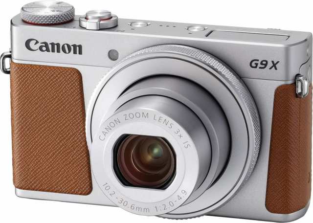 【アウトレット品】Canon コンパクトデジタルカメラ PowerShot G9 X Mark II シルバー 1.0型センサー/F2.0レンズ/光学3倍ズーム PSG9XMAR