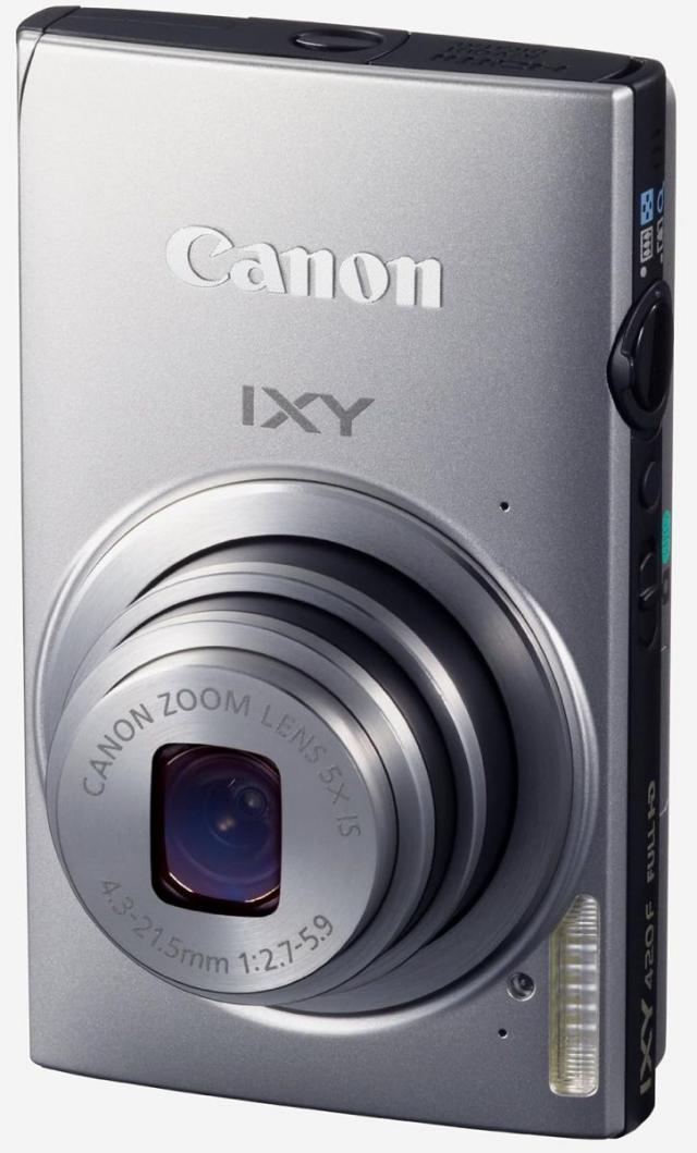 中古】Canon デジタルカメラ IXY 420F シルバー 光学5倍ズーム 広角 