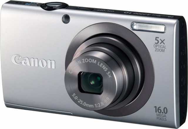 【中古】Canon デジタルカメラ PowerShot A2300 シルバー 光学5倍ズーム 約1600万画素 PSA2300(SL)