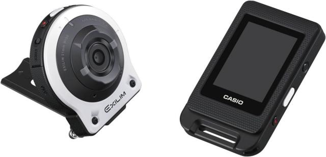 【中古】CASIO デジタルカメラ EXILIM EXFR10WE カメラ部/コントロール部分離 フリースタイルカメラ 1410万画素 EX-FR10WE ホワイトの通販は