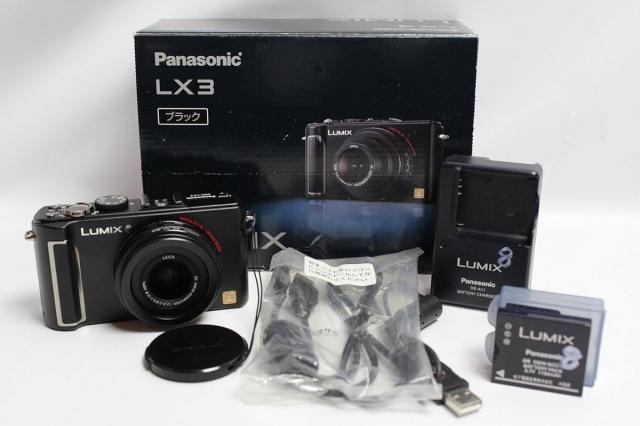 パナソニック デジタルカメラ LUMIX (ルミックス) LX3 ブラック DMC