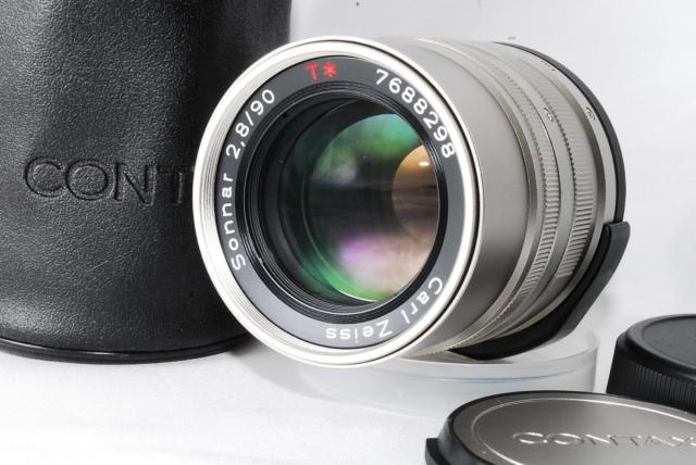 【中古】CONTAX コンタックス G用 Sonnar ゾナー 90mm F2.8 T*の通販は 30,800円