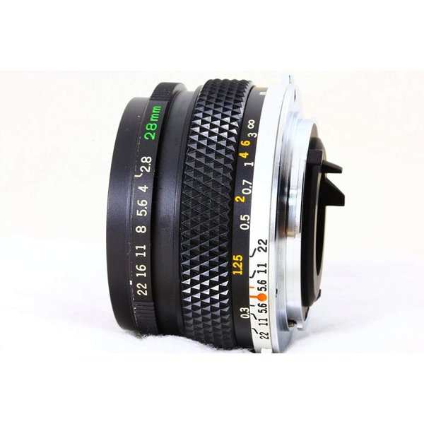 【中古】オリンパス OLYMPUS MFレンズ MC OM 28mm F2