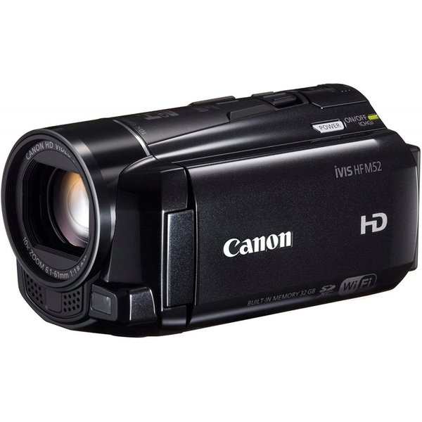 キヤノン Canon デジタルビデオカメラ iVIS HF M52 ブラック 光学10倍 ...