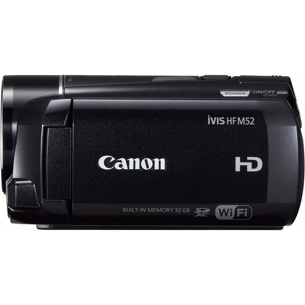 キヤノン Canon デジタルビデオカメラ iVIS HF M52 ブラック 光学10倍