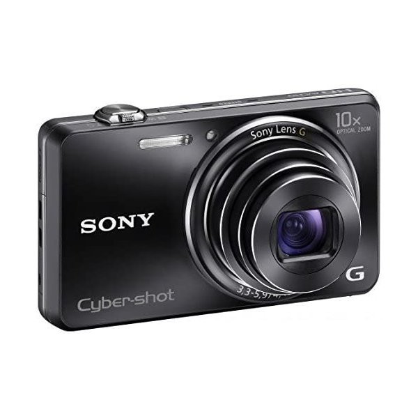 ソニー SONY Cyber-shot WX100 1820万 光学x10 ブラック 中古