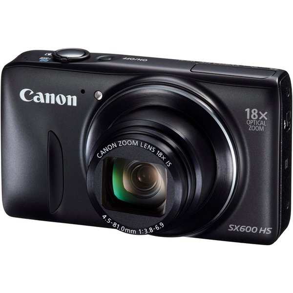 オシャレ キヤノン Canon Power Shot SX600 HS ブラック SDカード付き