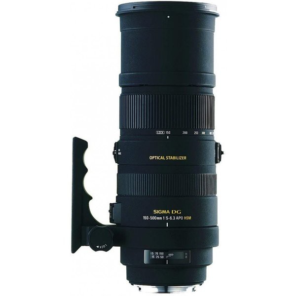 【中古】シグマ SIGMA 超望遠ズームレンズ APO 150-500mm F5-6.3 DG OS HSM ニコン用 フルサイズ対応 737559