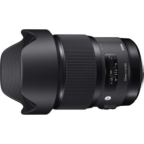 【中古】シグマ SIGMA 単焦点レンズ Art 20mm F1.4 DG HSM キヤノン用 フルサイズ対応