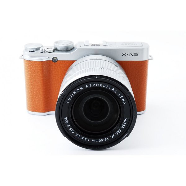 フジフィルム FUJIFILM X-A2 ブラウン レンズキット 美品 SDカード付