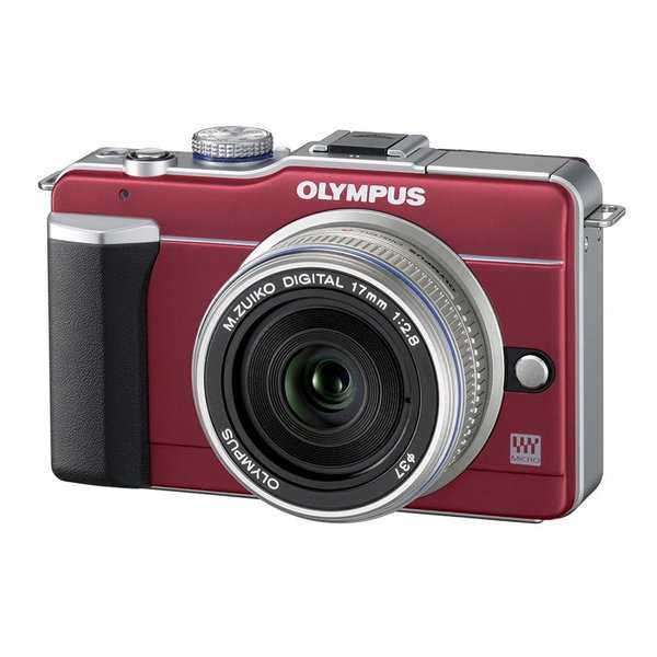 オリンパス OLYMPUS E-PL1パンケーキレンズキット ルビーレッド SD