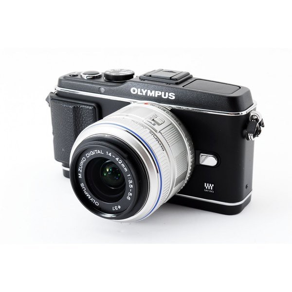 オリンパス OLYMPUS E-P3 レンズセット ブラック 美品 SDカード付き