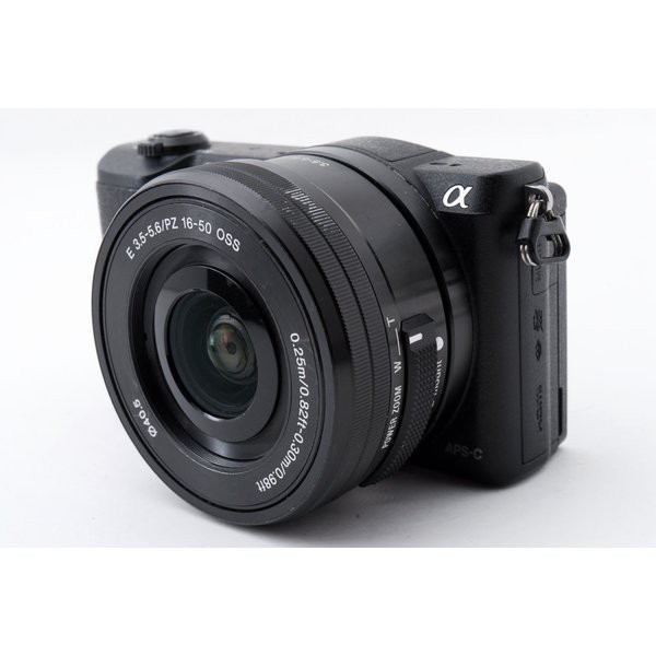 ソニー SONY α5100 ILCE-5100 レンズキット ブラック 美品 Wi-Fiで SD