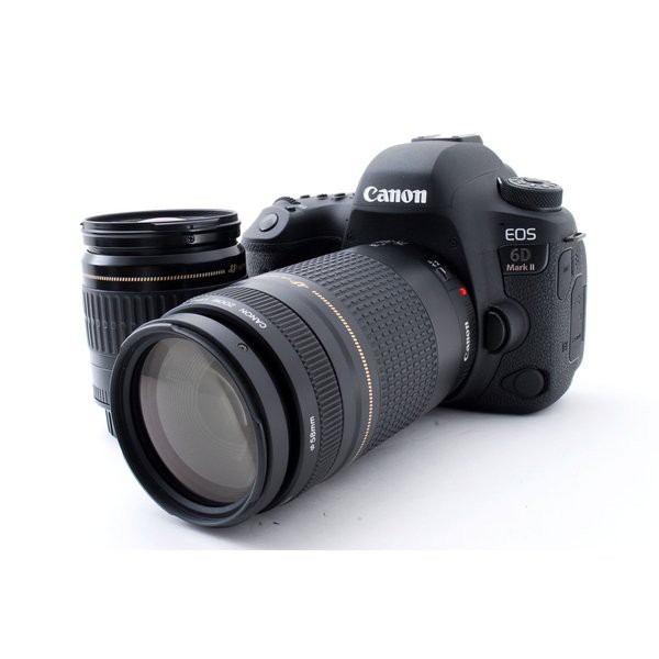 キヤノン Canon EOS 6D Mark II 標準&超望遠＆単焦点トリプルレンズ ...