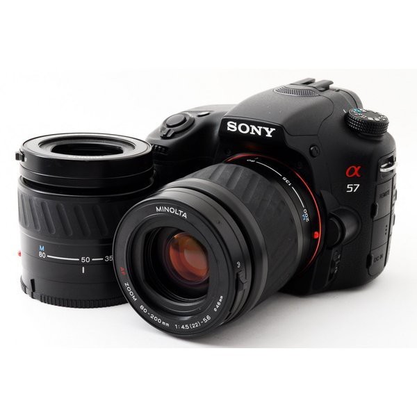 ジャパン公式オンライン ソニー SONY α57 SLT-A57 標準&望遠ダブル