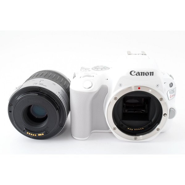 キヤノン Canon EOS Kiss X9 ホワイト レンズセット 美品 SDカード付き ...