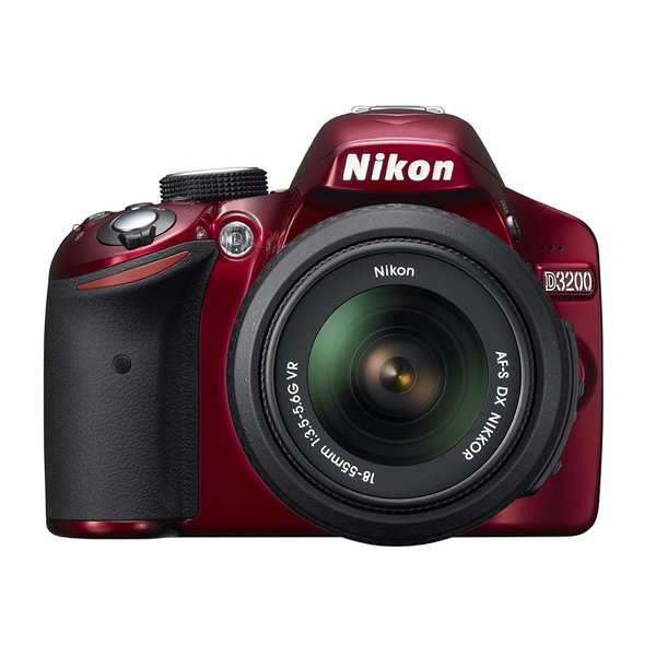 ニコン Nikon D3200 レンズキット レッド SDカード付き 大特価販売