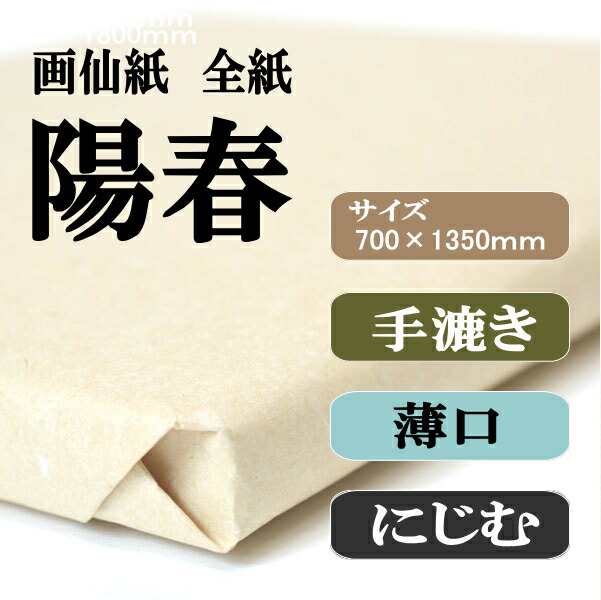 書道 手漉き 画仙紙 清流 半切 1反100枚 漢字用 特厚口 書道用品 書道