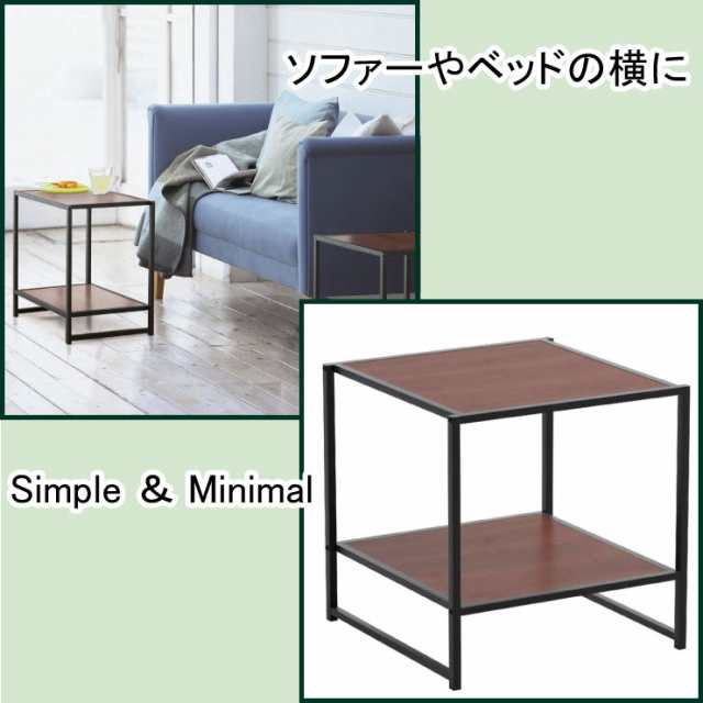 新商品 ZINUS Modern Studio Collection Square ナイトテーブル ...