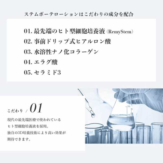 ステムボーテ Stem Beaute face&body lotion 80ml お試しサイズ 化粧水