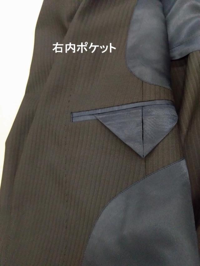 洗える メンズ ビジネス スーツ 春夏スーツ 黒地にシャドーストライプ