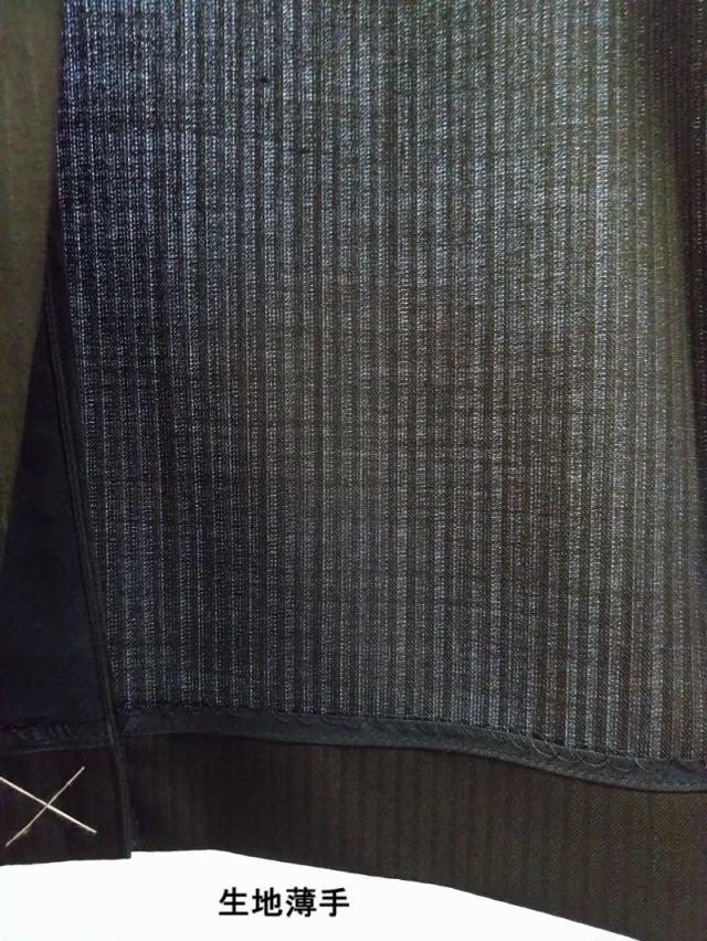 洗える メンズ ビジネス スーツ 春夏スーツ 黒地にシャドーストライプ