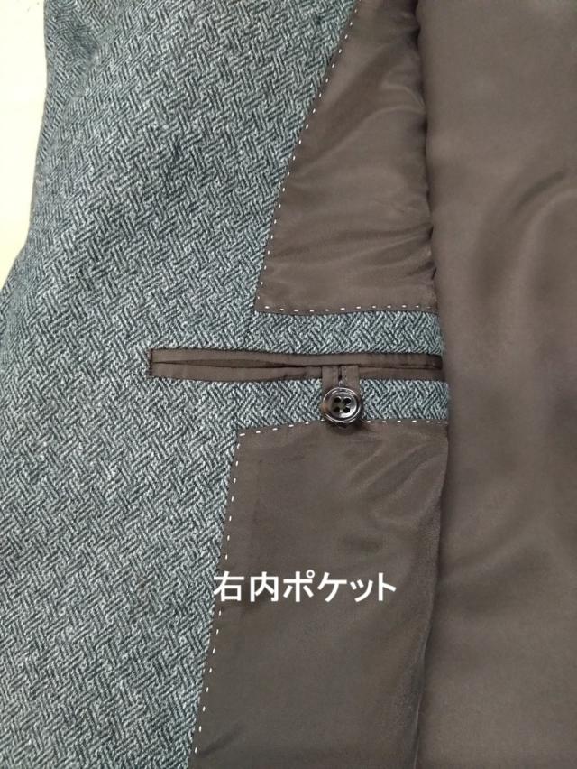 メンズジャケット秋冬 2つボタン ジャケット AB4 AB5 AB6 AB7 やや細身のシルエット スラックスは付いておりません 25505 AB体 ビジカジ_6