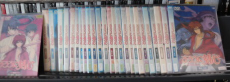NEWS まとめ売り　パーカー　DVD CD TVアニメーション るろうに剣心 全27枚 全26巻＋ 劇場版 (全巻