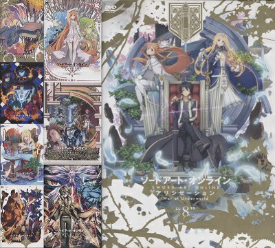 全巻セット【中古】DVD▼ソードアート・オンライン アリシゼーション War of Underworld(8枚セット)第1話～第23話 最終▽レンタル落ち ソードアート・オンライン アリシゼーション War of Underworld
