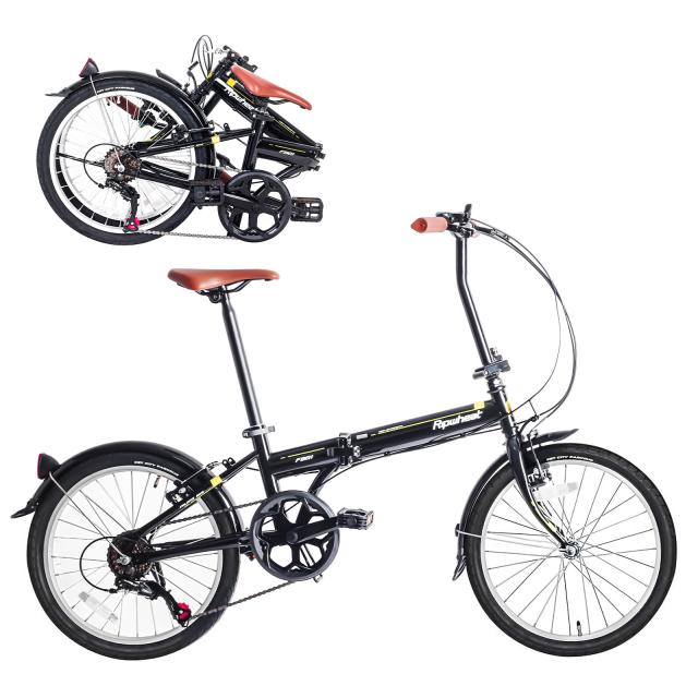 折りたたみ自転車 20インチ シマノ 7段変速 ミニベロ 小径車 小径自転車 軽量 フロントライト 折り畳み 自転車 スタンド・泥除け・簡易工具・LEDライト・反射シール付き 超コンパクト シティサイクル 街乗り 通勤 通学 100%組立 送料無料 日本語取扱説明書付き  緑のみ 折りたたみ自転車 20インチ シマノ 7段変速 ミニベロ 小径車 小径