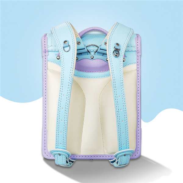 ランドセル 水色 シンプル オートロック 女の子 A4対応