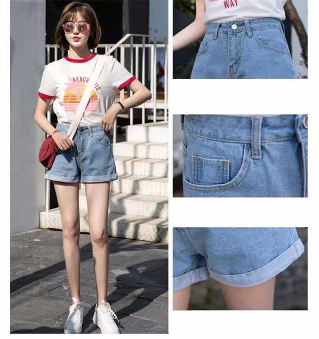 本日まで☆メガ割／ デニム ショートパンツ レディース 夏