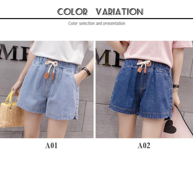 デニム ショートパンツ レディース 夏 ウエストゴム 短パン