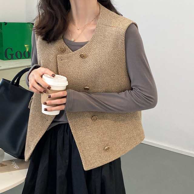 スーツベスト ジレ レディース ノースリーブ 前開き 秋 夏 春 コーデ トップス レイヤード 重ね着 きれいめ 羽織り 着痩せ の通販はau PAY  マーケット イノリヤ au PAY マーケット－通販サイト