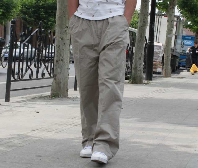 カーゴパンツ メンズ 大きいサイズ ゆったり 夏用 2TYPE 作業服 ワーク