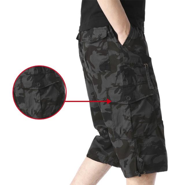カーゴパンツ メンズ クロップドパンツ ハーフパンツ ショート