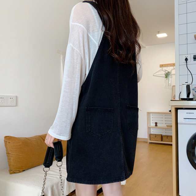 限定SALE サロペット デニムスカート レディース 春服 夏服 ミニ