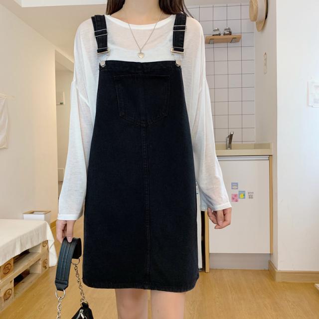 ムチャチャ　幻の蝶パッチサロペットデニムスカート70cm ムチャチャ 幻の蝶パッチサロペットデニムスカート70cm