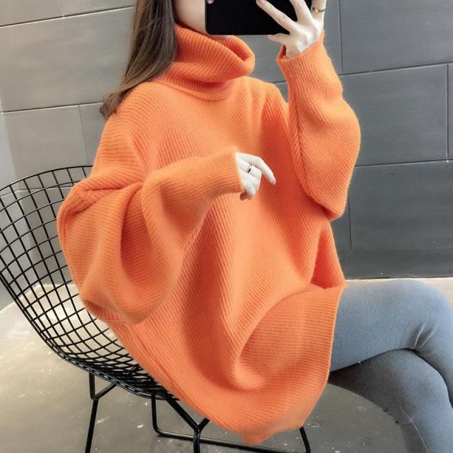 暖か ニット トップス セーター レディース ロング丈 ハイネック タートルネック 裏起毛 裏ボア 大きめ 保温 防寒対策 プルオーバー 厚手 長袖 暖か ニット トップス セーター レディース ロング丈 ハイネック