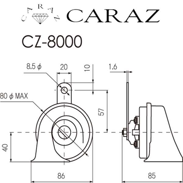 Carazオリジナルホーン専用 シングルホーン用分岐配線 日産車用 分岐 配線 ツインホーンに 純正ホーンがひとつしかないお車のために 配線の通販はau Pay マーケット キャラッツ