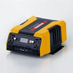 インバーター12v 100v dc12v車専用 大橋産業 BAL カーチャージャー 矩形波 電源 ACコンセント USBポート付 1000W DC･ACインバーター 定格出力：1000W【BAL-2806】送料無料_1