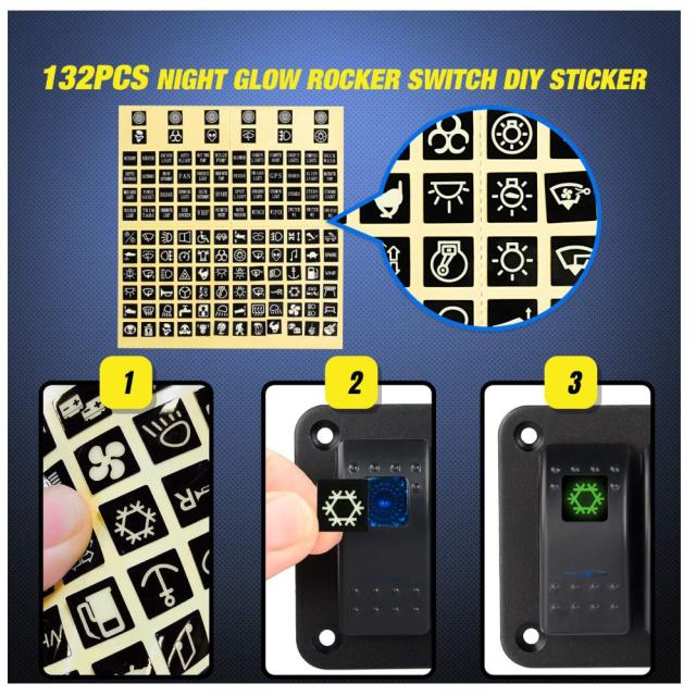 キャンピングカー パーツ 車用 スイッチ パネル スイッチパネル 埋込式