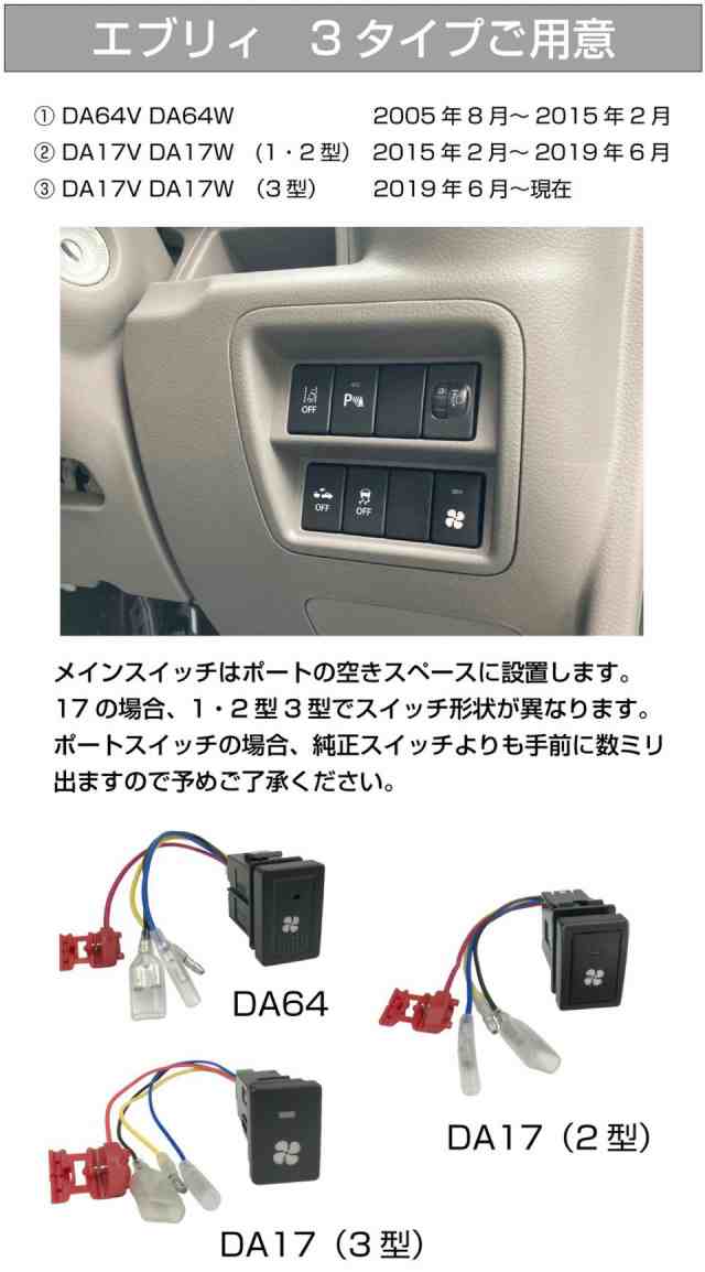 エブリィ バン カスタム パーツ エブリィワゴン da17w da64w エブリィバン da17 da17v da64v 車中泊 車 換気扇 車載  ファン 窓 ウィンドウ 車中テレワーク 直流家 17/64専用 ウィンドウファン JPN-DC75 送料無料