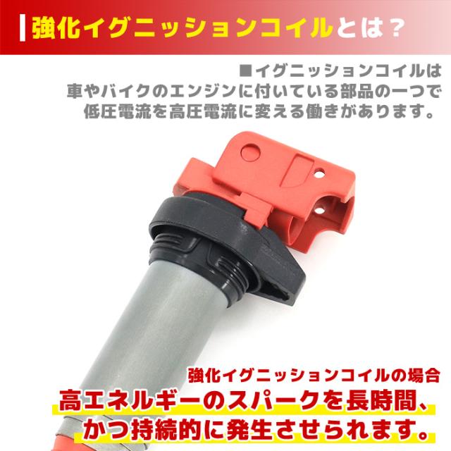 高品質 高出力 強化イグニッションコイル R06A K6A Amazon | 点火強化！ トルクアップ 高出力 イグニッションコイル