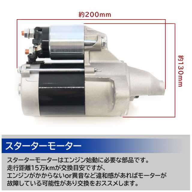 ダイハツ ムーヴ カスタム L150S スターターモーター セル ダイハツ ムーヴ カスタム L150S スターターモーター セル