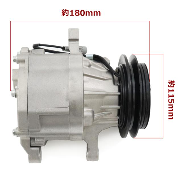 翔 ダイハツ YRV M200G エアコンコンプレッサー ACコンプレッサー