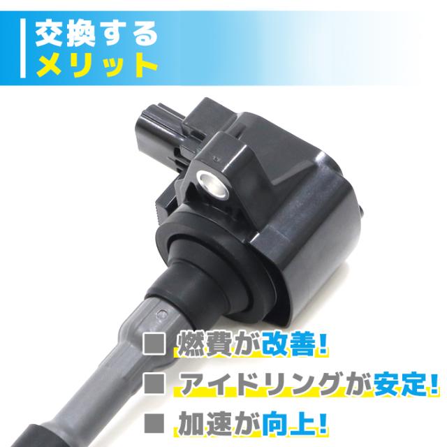 ホンダ N-BOX JF1 JF2 イリジウム スパークプラグ &amp; イグニッションコイル 3セット 12290-5R0-004 30520-5Z1-003 互換品 6ヵ月保証_2