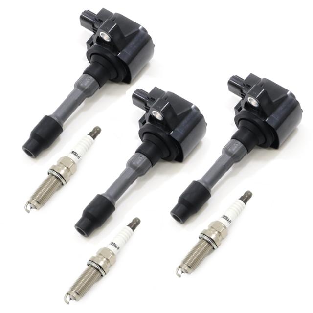 ホンダ N-BOX JF1 JF2 イリジウム スパークプラグ &amp; イグニッションコイル 3セット 12290-5R0-004 30520-5Z1-003 互換品 6ヵ月保証_1